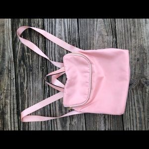 Mini pink backpack